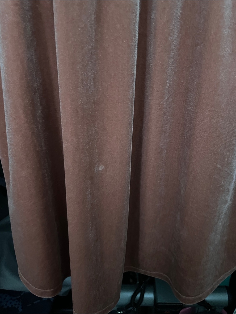 Velvet Wrap-Front Dress in Dusty Rose by Divided/H&M size 12 (M) - Picture 6 of 7